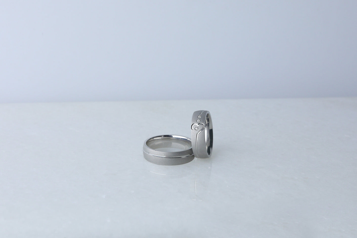 925 Sterling Silver Sandblasted Ring, Real Silver Cubic Zirconia Layered Ring, Dainty Diamond Simulant Ring, Anniversary Gift for Her Him