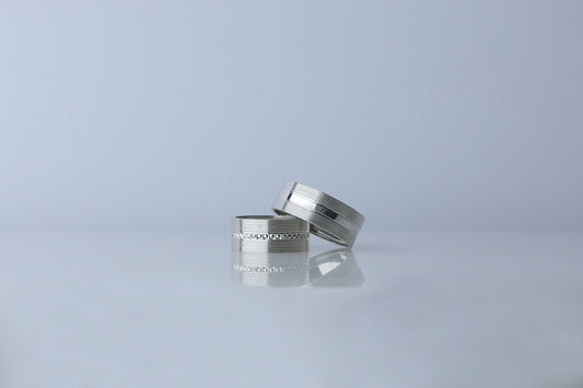 925 Sterling Silver Circle Embroidered Ring, Minimalist Textured Wedding Ring, Engagement Ring, Elegant Jewelry for Women Men, Wedding Band
