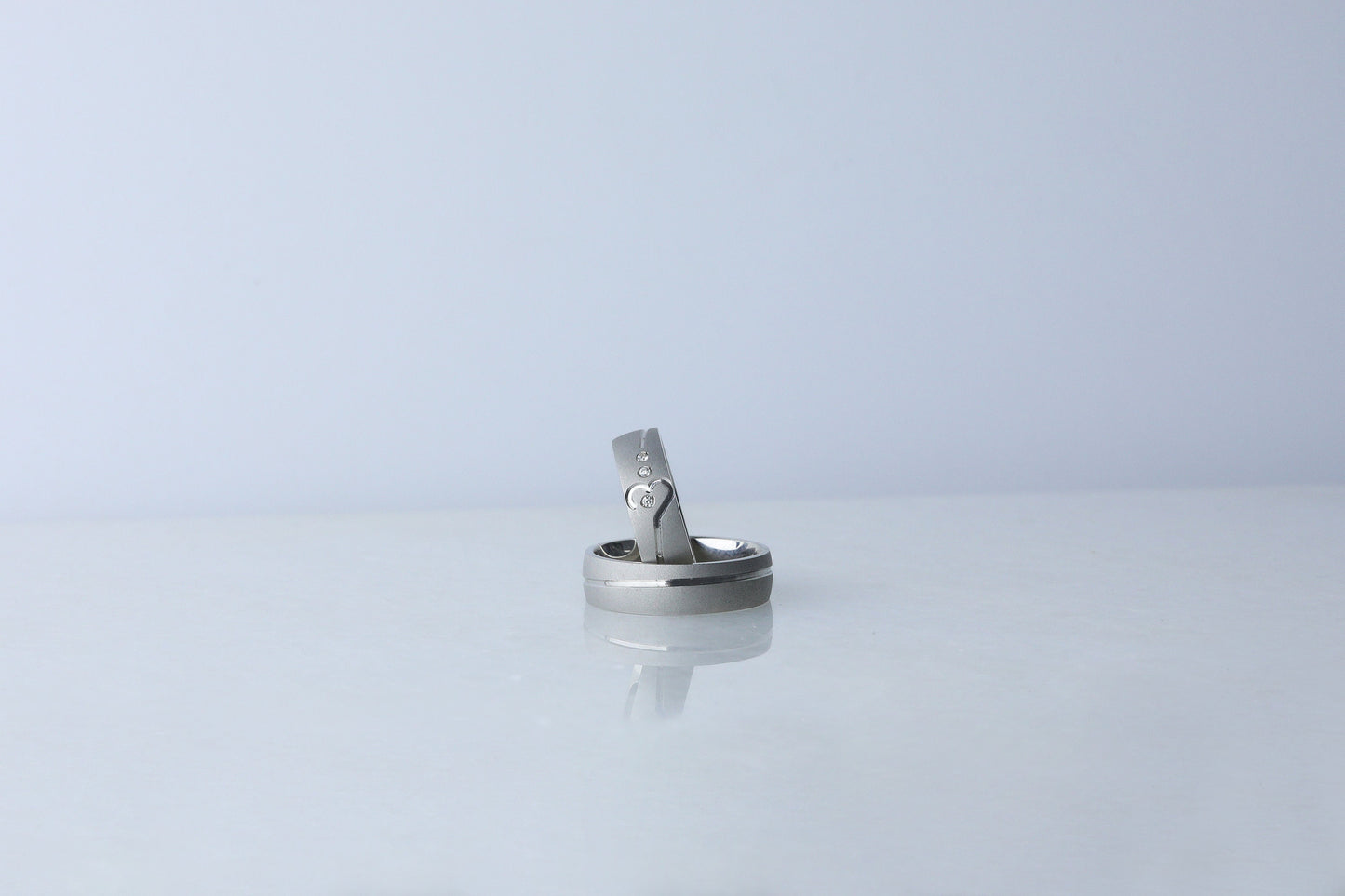 925 Sterling Silver Sandblasted Ring, Real Silver Cubic Zirconia Layered Ring, Dainty Diamond Simulant Ring, Anniversary Gift for Her Him