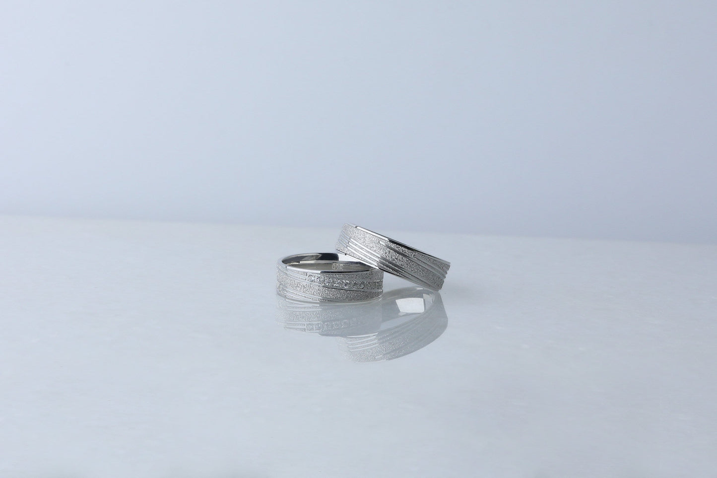 925 Sterling Silver Sandblasted Ring, Chic Cubic Zircon Diamond Wedding Silver Ring, Women's Men's Gold Wedding Band, Anniversary Women Gift