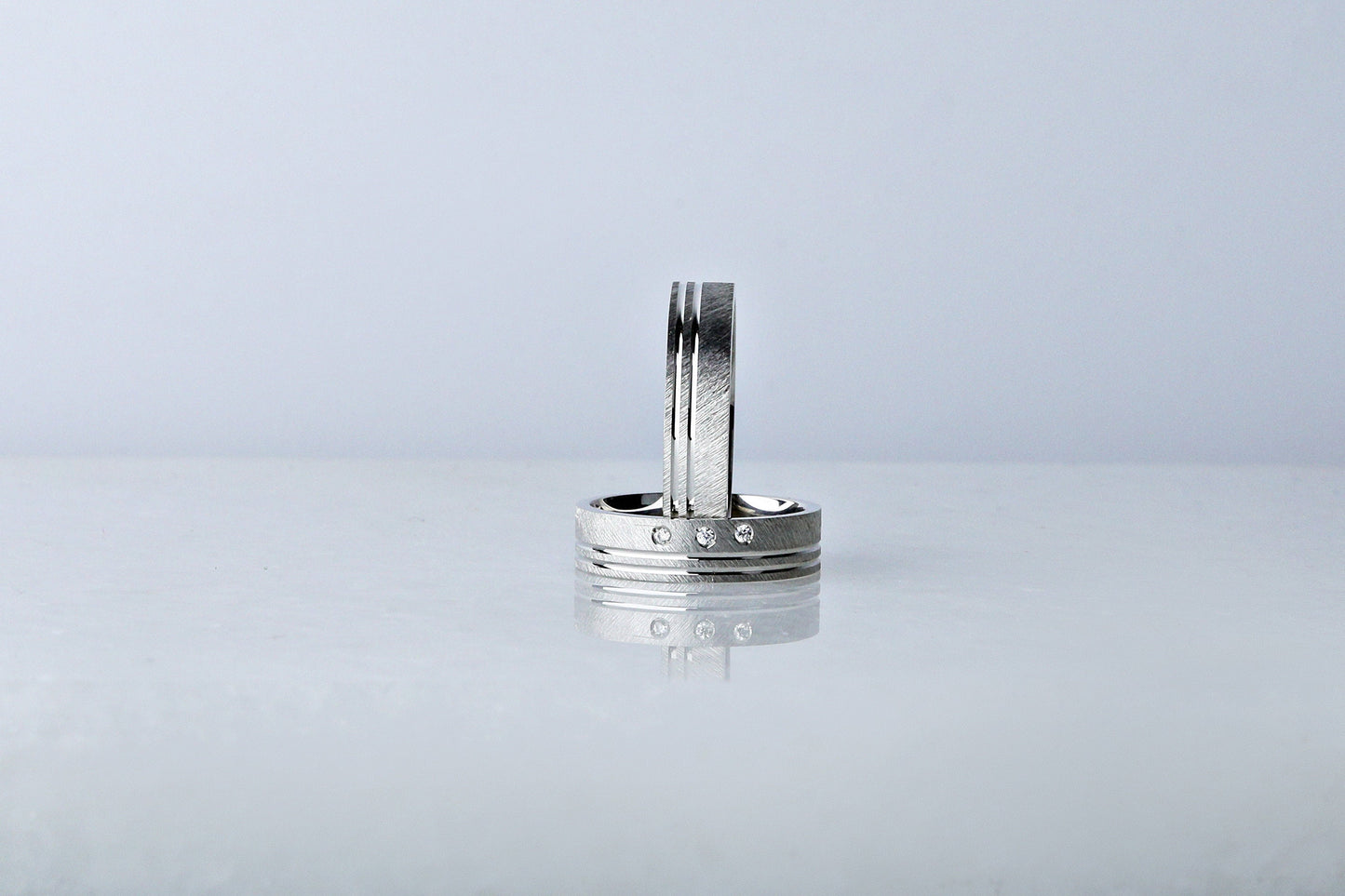 925 Sterling Silver Pen Embroided Cubic Zirconia Ring, Bruised Silver Ring for Engagement, Real Silver Diamond Simulant Ring, Birthday Gift