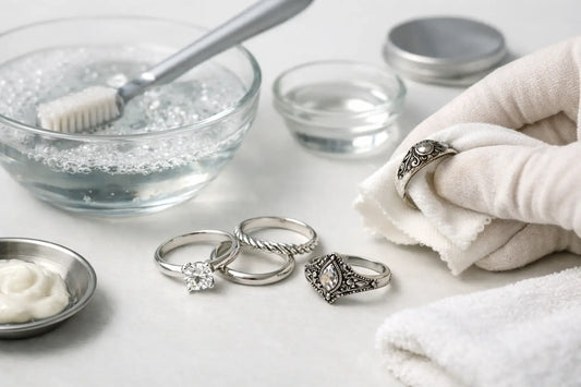 How to Clean Silver Rings Safely and Shine On