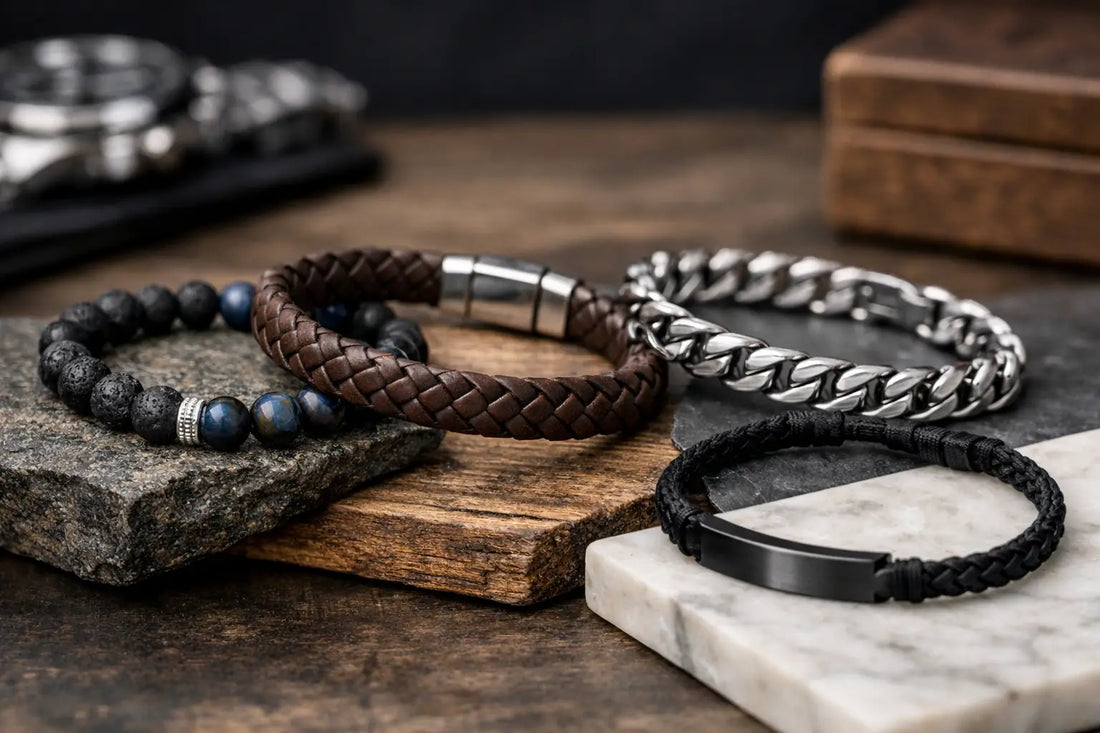 Best Mens Bracelet Materials for Every Style