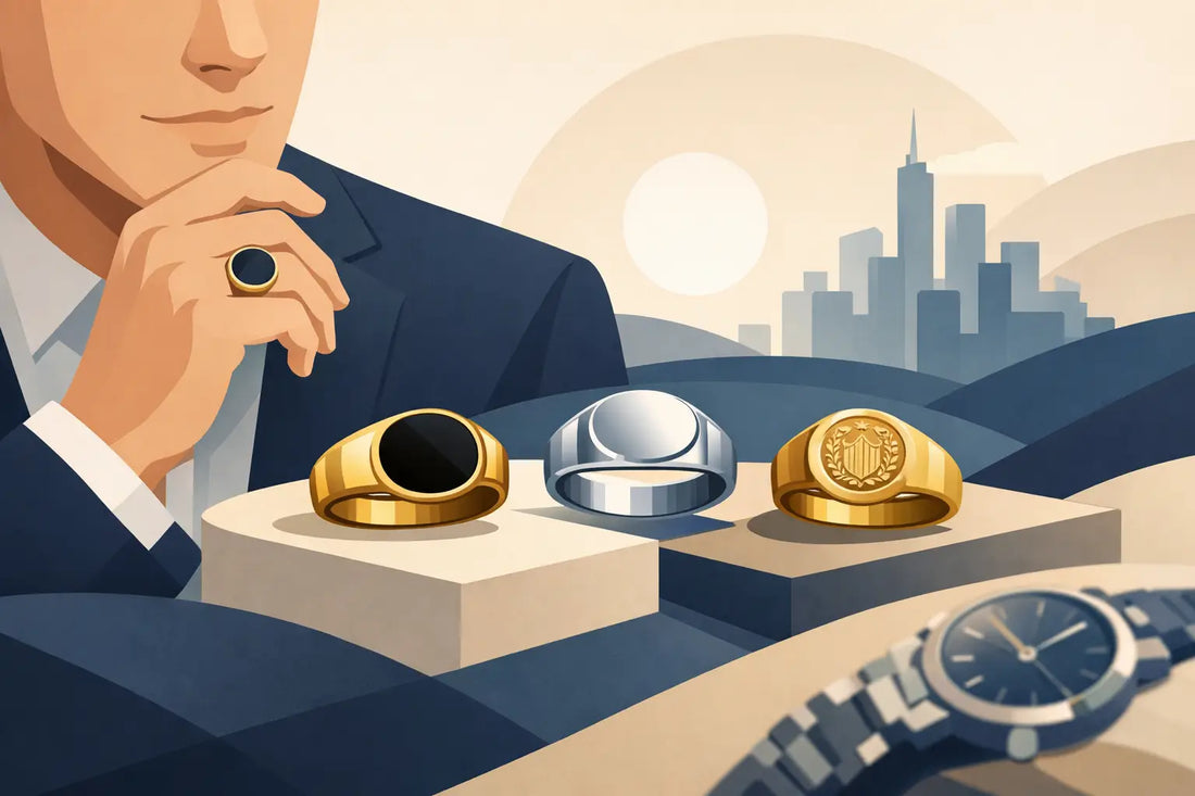 Men's Signet Ring Styles for a Lasting Look