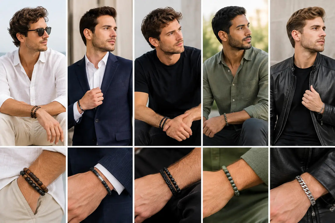 Men's Bracelet Outfit Examples for Every Look