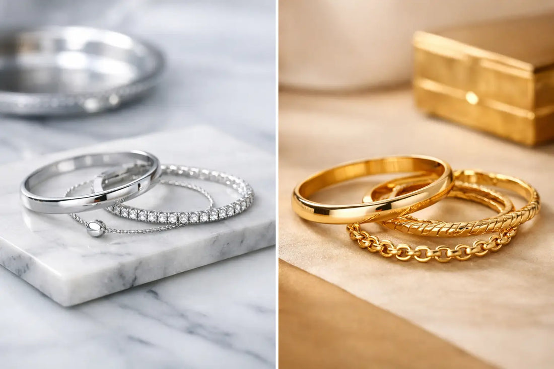 Silver Bracelets Versus Gold Bracelets Compared