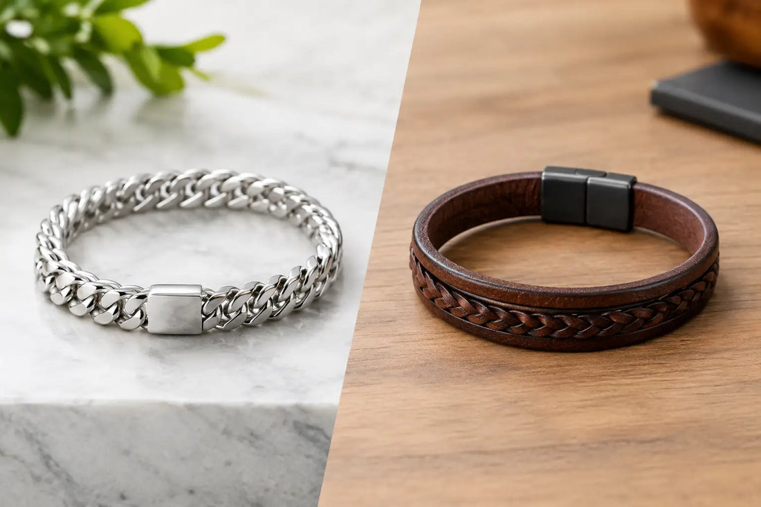 Silver Bracelet vs Leather Bracelet: Which Fits You?