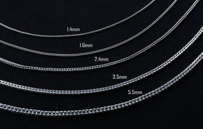 925 Sterling Silver Fox Tail Necklace