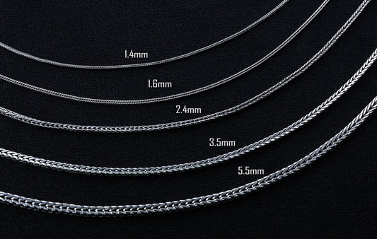 925 Sterling Silver Fox Tail Necklace