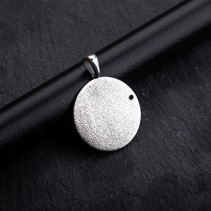 Silver Pisces Zodiac Pendant, Pisces Horoscope Pendant, Pisces Birthstone Pendant, Zodiac Pendant for Men and Woman, Unique Zodiac Jewelry