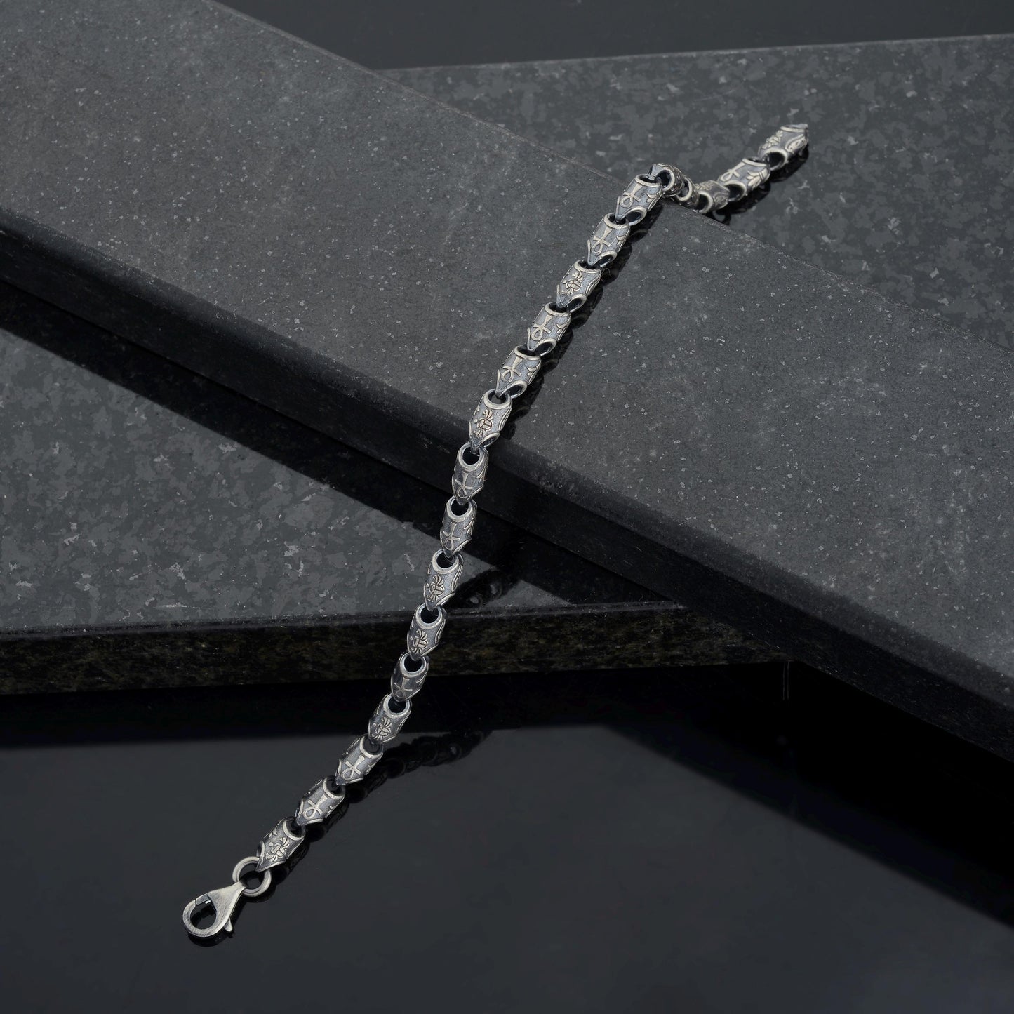 925 Sterling Silver Egyptian Bracelet