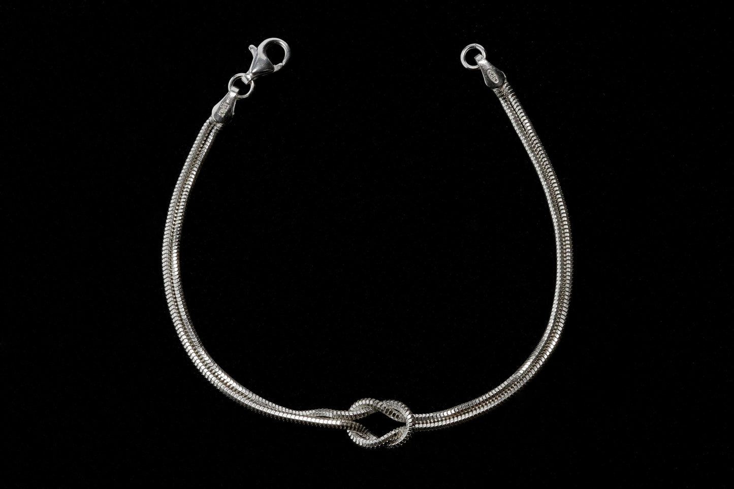 Sterling Silver Knot Bracelet