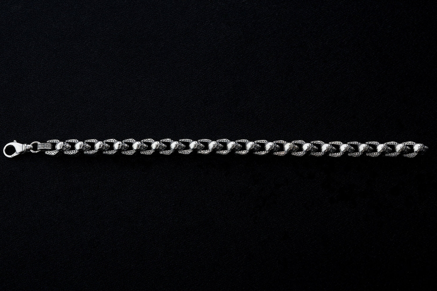 925 Sterling Silver Skull Bracelet