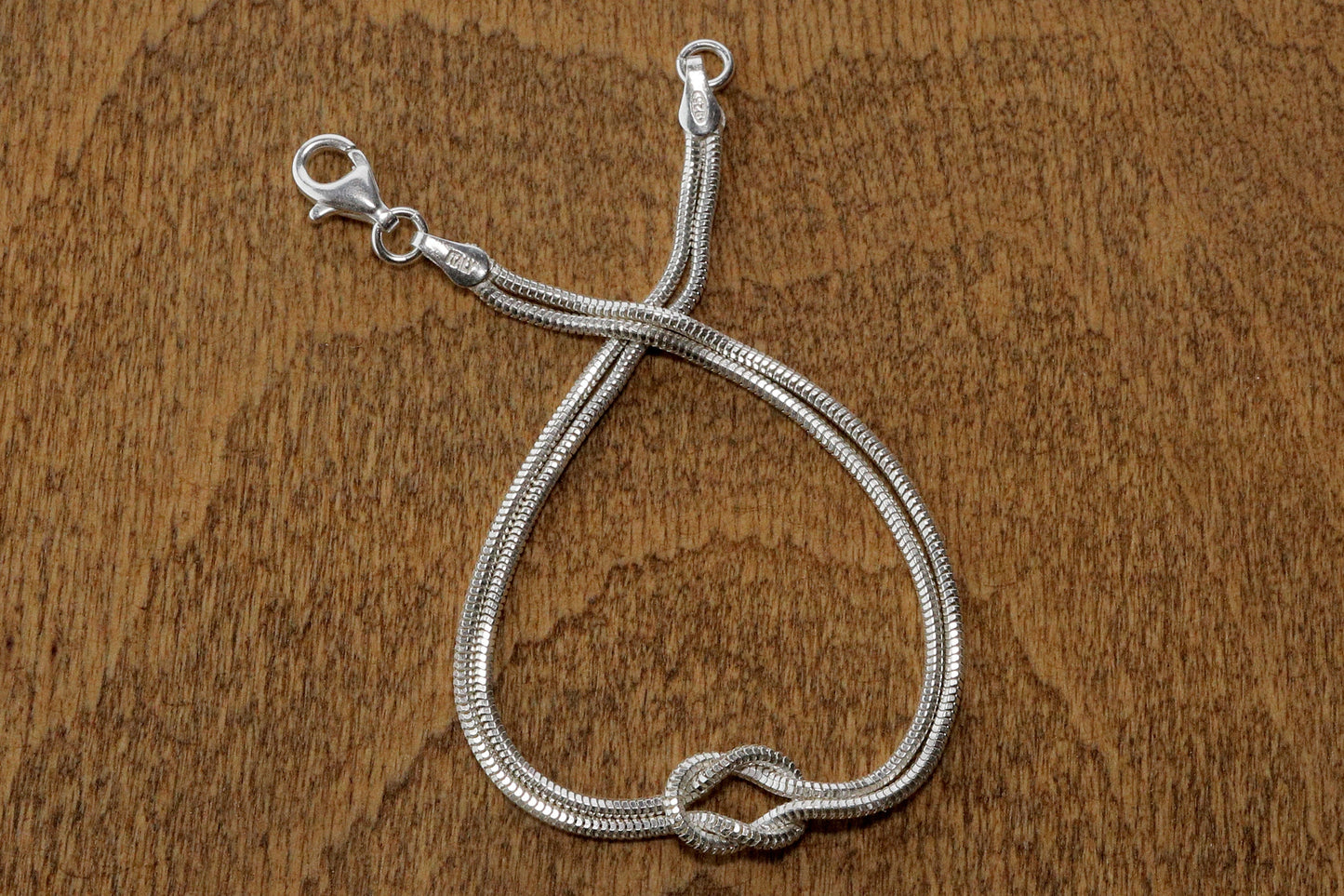 Sterling Silver Knot Bracelet
