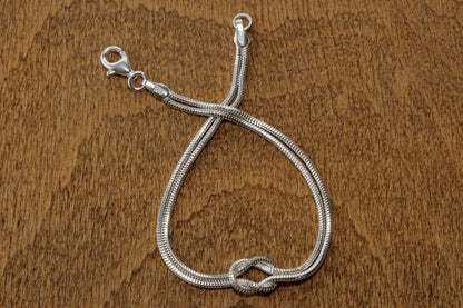 Sterling Silver Knot Bracelet