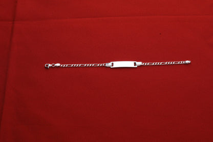 Silver ID Bracelet For Child, Baby Sterling Silver Bracelet