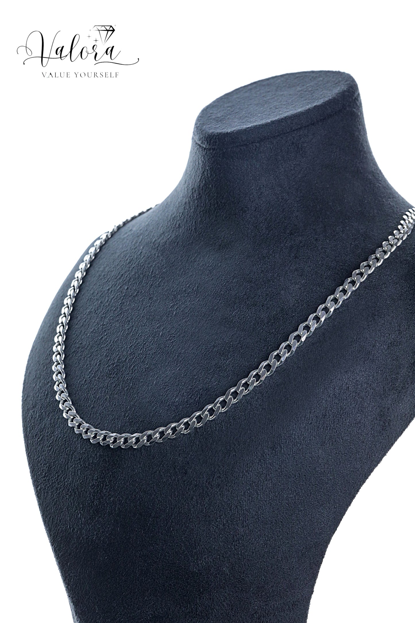 925 Sterling Silver Cuban Chain Bracelet, Curb Bracelet Men, Dainty Layering Necklace, Gourmet Chain, Real Silver Chain, Gift for Boyfriend