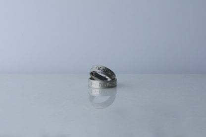 925 Sterling Silver Cubic Zircon Wedding Ring, Silver Diamond Engagement Band Ring, Anniversary Silver Ring, Engraving Ring, Gift for Her