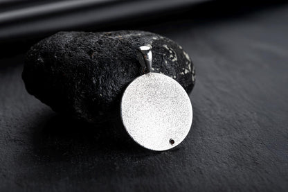 Silver Gemini Zodiac Pendant
