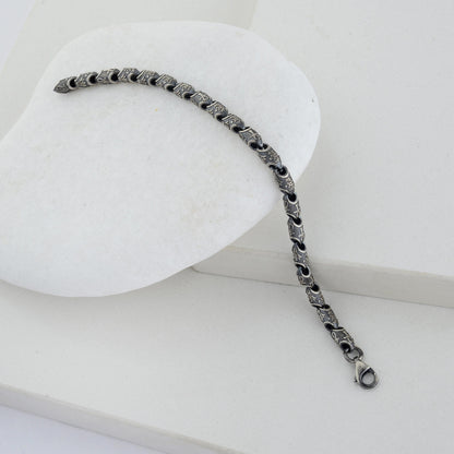 925 Sterling Silver Egyptian Bracelet
