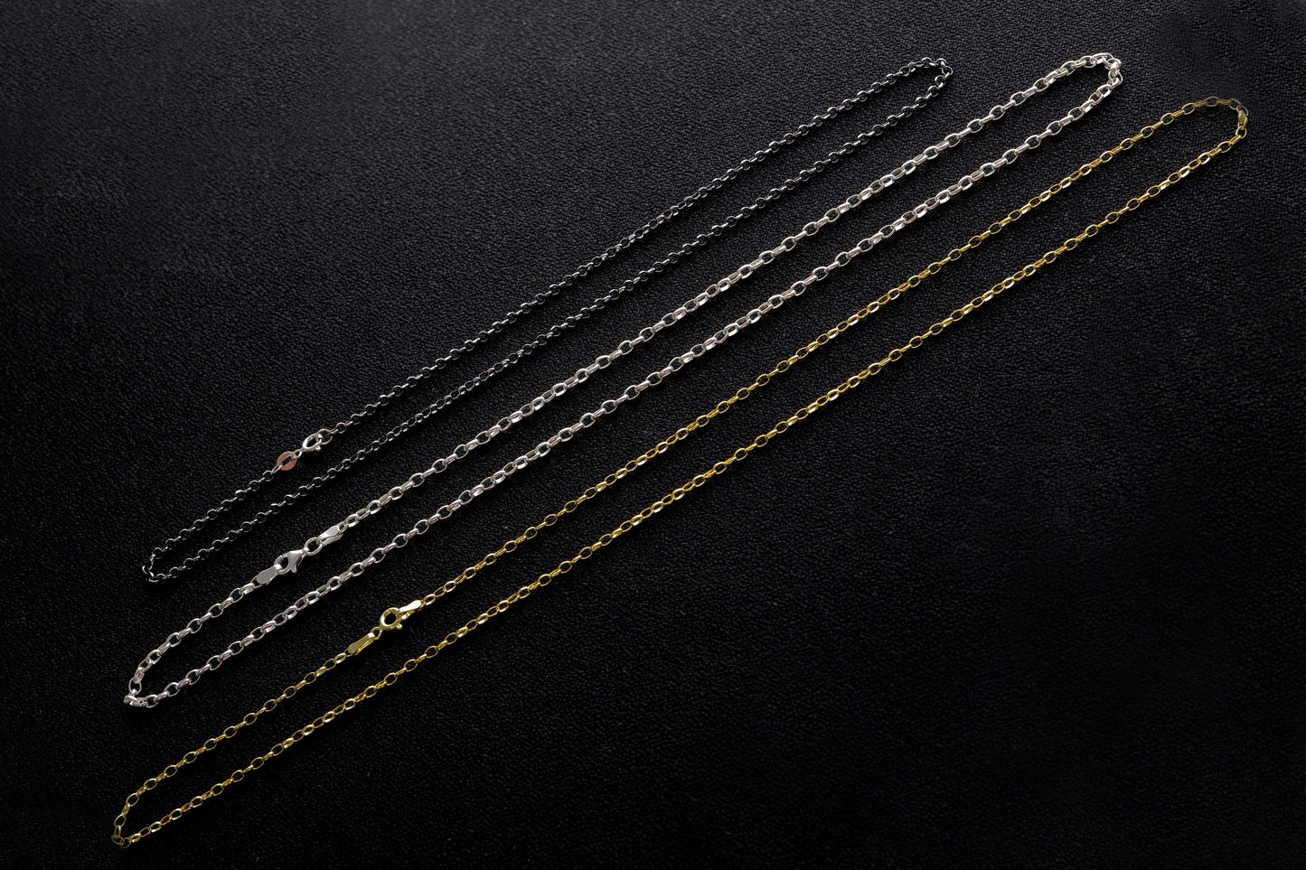 925 Sterling Silver Doc Necklace, Handmade Rolo Doc Chain, Elegant Women's Jewelry, Real Silver Necklace for Men and Women, Gift for Him