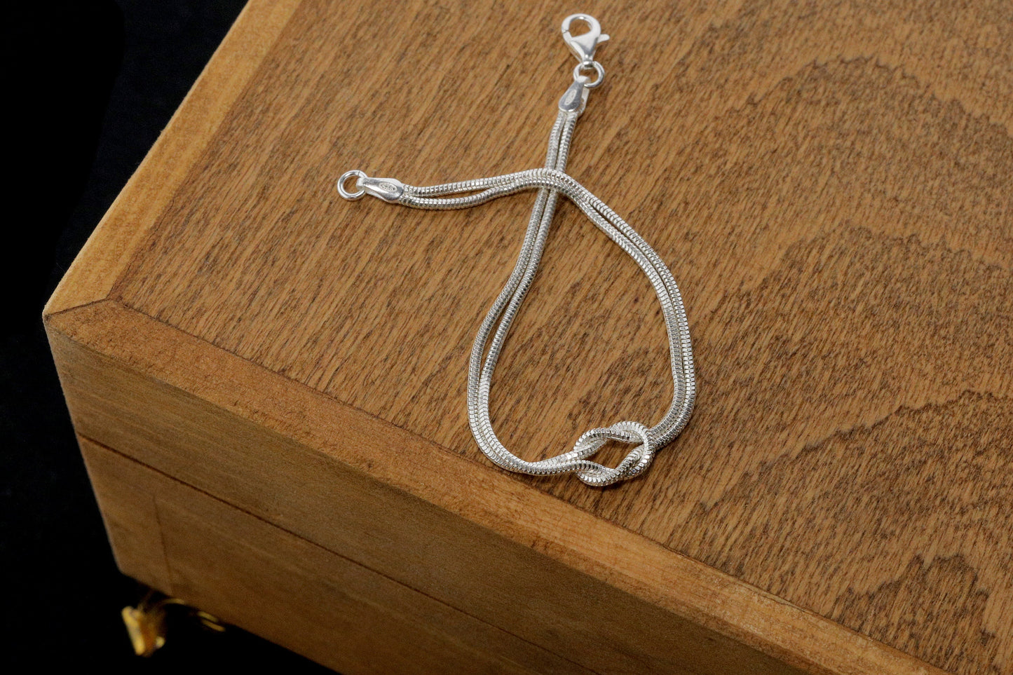 Sterling Silver Knot Bracelet