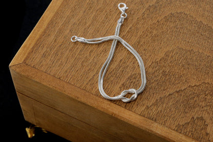 Sterling Silver Knot Bracelet