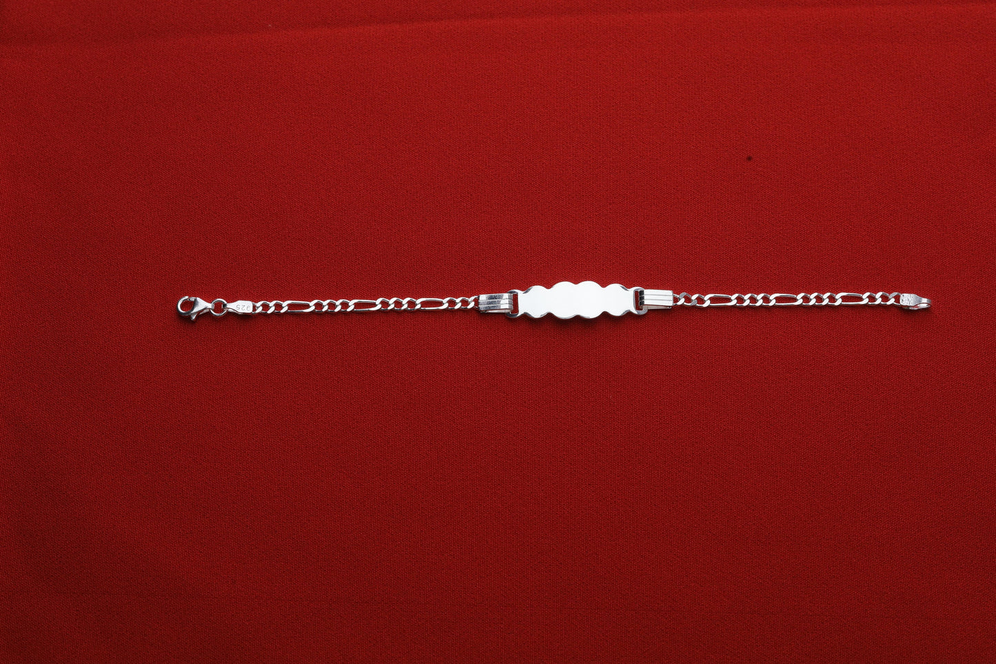 Silver ID Bracelet For Child, Baby Sterling Silver Bracelet
