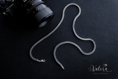 925 Sterling Silver Fox Tail Necklace