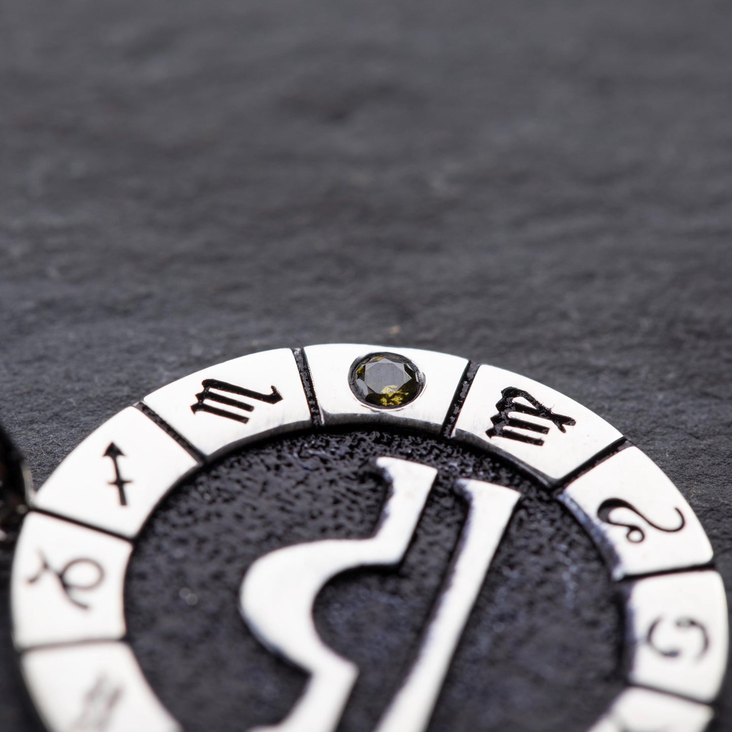 Silver Libra Zodiac Pendant, Libra Horoscope Pendant, Libra Birthstone Pendant, Unisex Zodiac Pendant, Unique Zodiac Jewelry