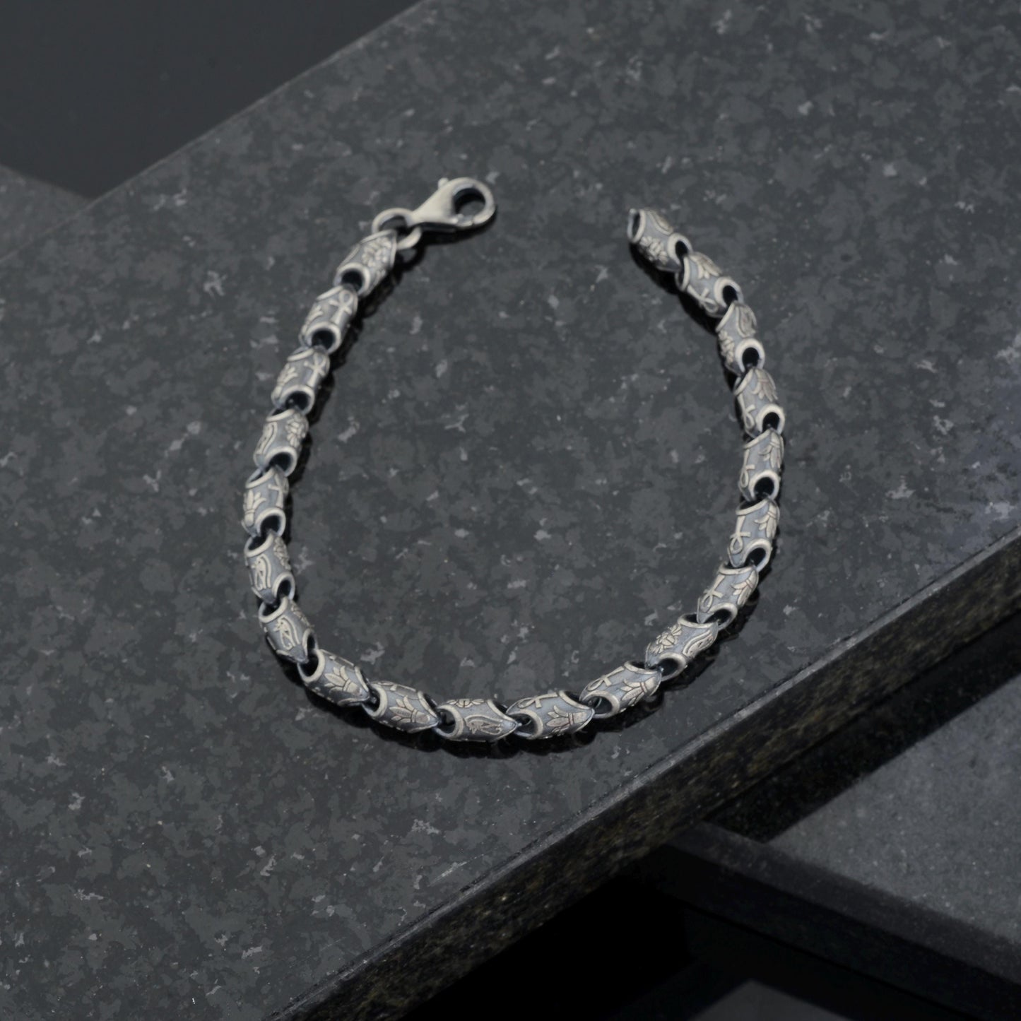 925 Sterling Silver Egyptian Bracelet