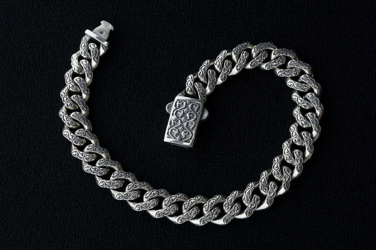 925 Sterling Silver Cuba Bracelet,Vintage Bracelet,10mm Cuban Link Chain,Handmade Silver Bracelet,Mens Bracelet,Birthday gift for Him