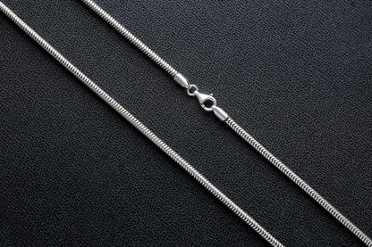 925 Sterling Silver Herringbone Chain Necklace, Dainty Chocker, Gold Filled Snake Chain, Layering Necklace for Women, Best Gift for Mom