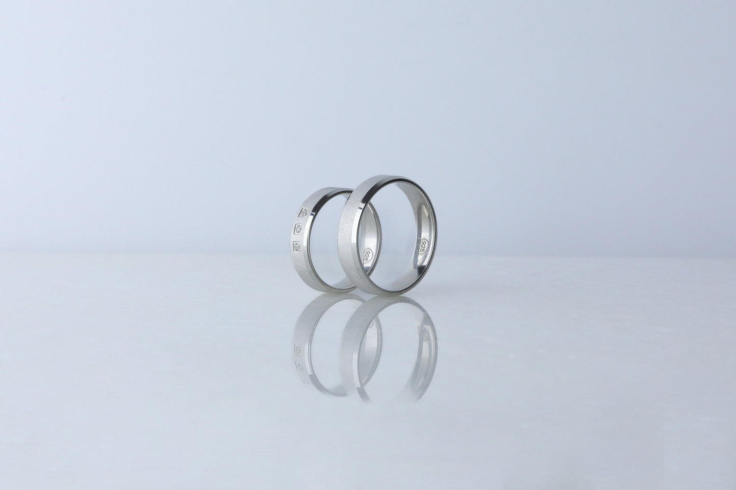 925 Sterling Silver Cubic Zirconia Embroided Ring, Minimalist Real Silver Diamond Simulant Ring, Dainty Brused Silver Ring, Gift for Her