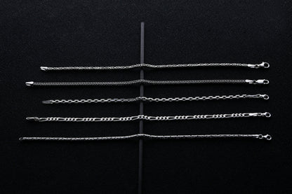 925 Sterling Silver Link Chain Bracelets