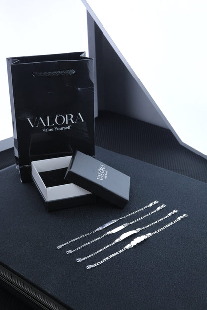 Silver ID Bracelet For Child, Baby Sterling Silver Bracelet