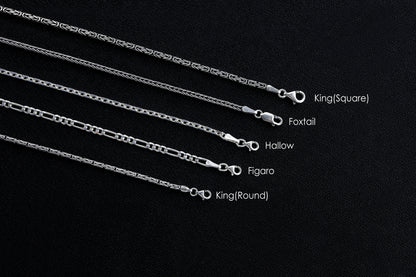 925 Sterling Silver Link Chain Bracelets