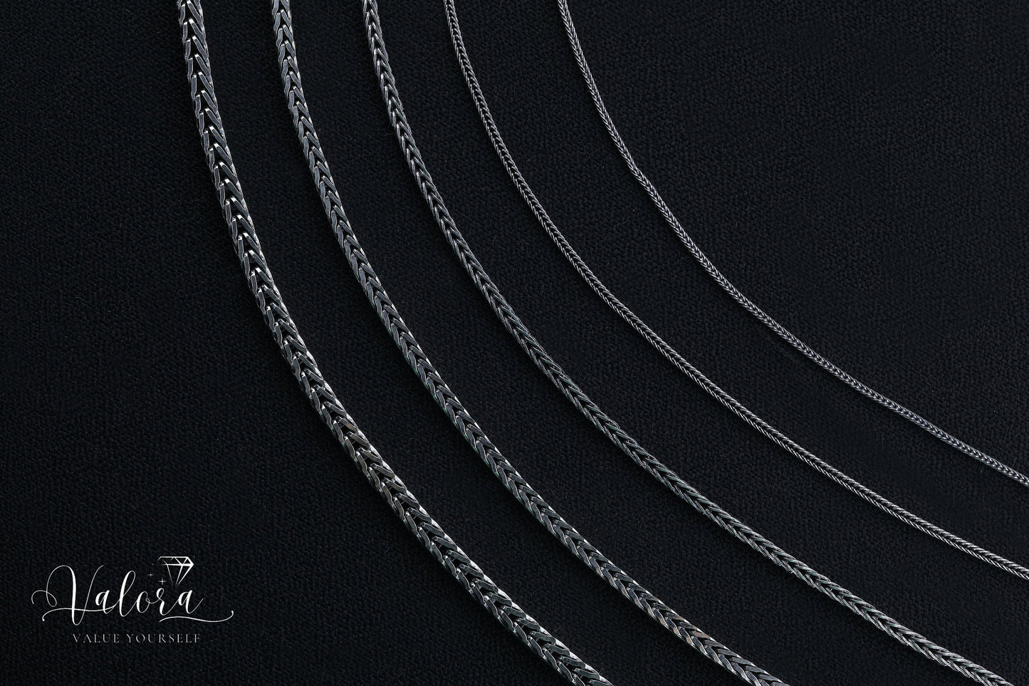925 Sterling Silver Fox Tail Necklace