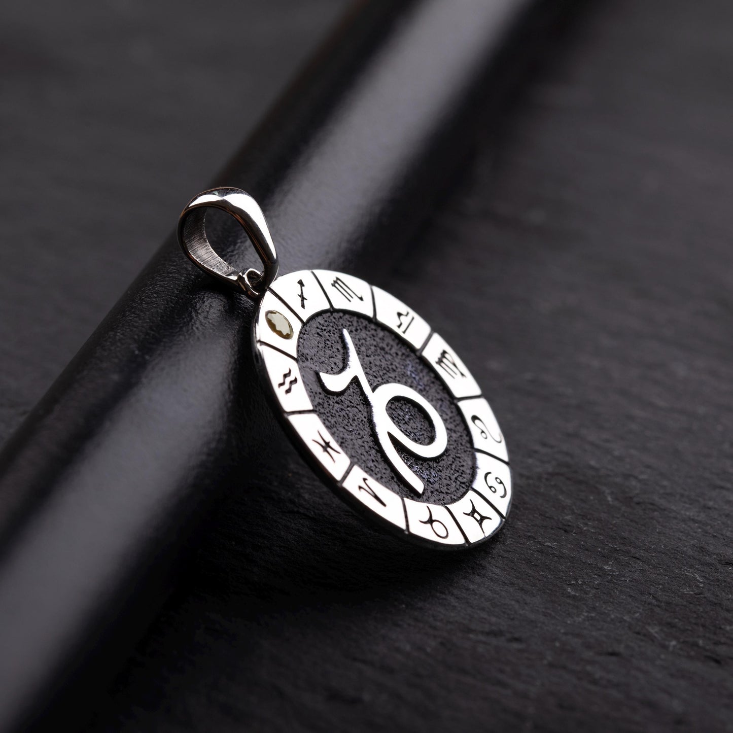 Silver Libra Zodiac Pendant, Libra Horoscope Pendant, Libra Birthstone Pendant, Unisex Zodiac Pendant, Unique Zodiac Jewelry