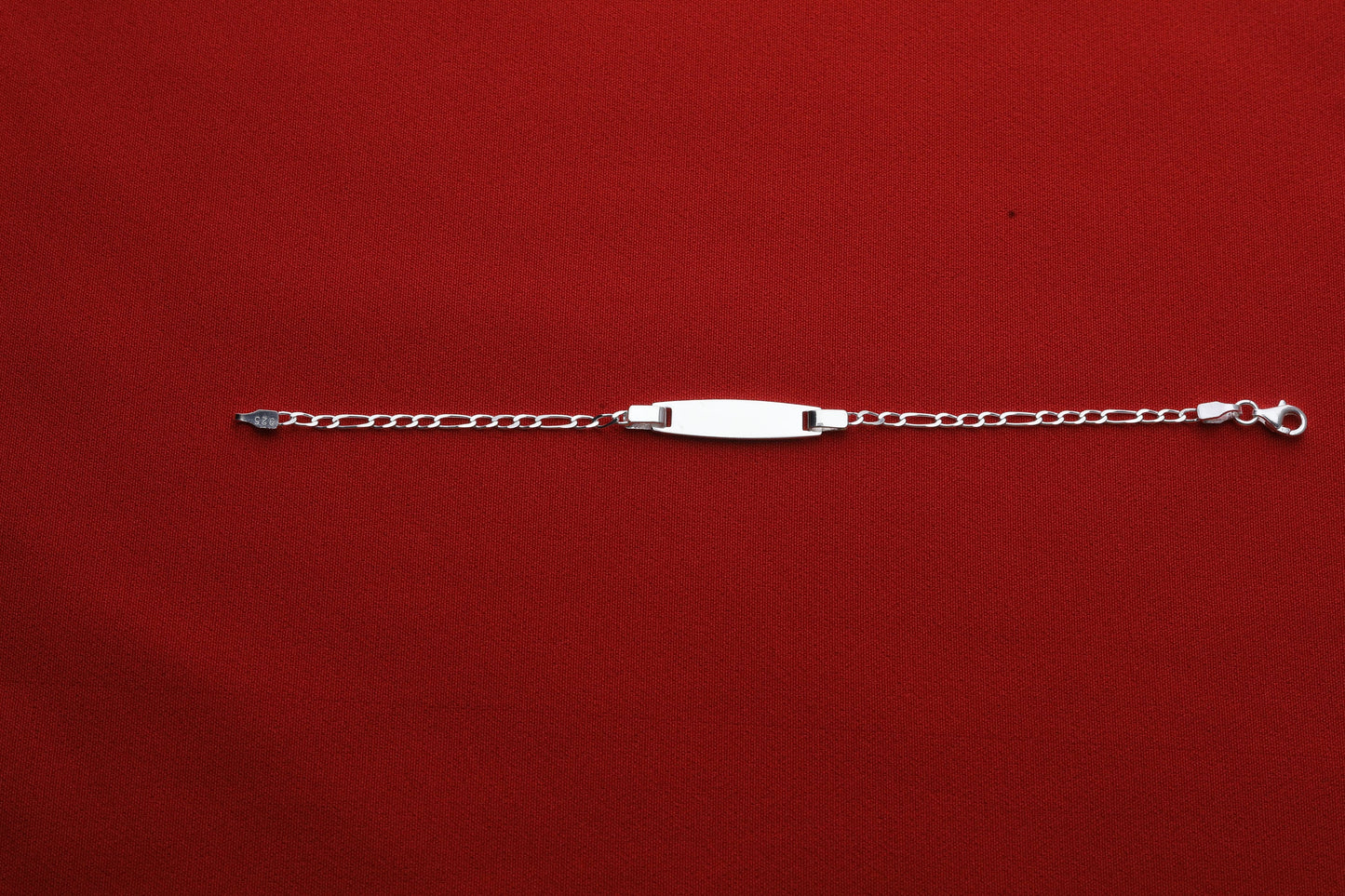 Silver ID Bracelet For Child, Baby Sterling Silver Bracelet