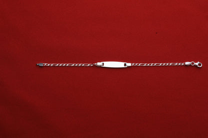 Silver ID Bracelet For Child, Baby Sterling Silver Bracelet