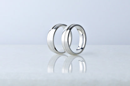925 Sterling Silver Polished Wave Patterned Ring, Minimalist Real Silver Pen Emborided Ring, Chic Matching Wedding Bands, Gift for Her Him