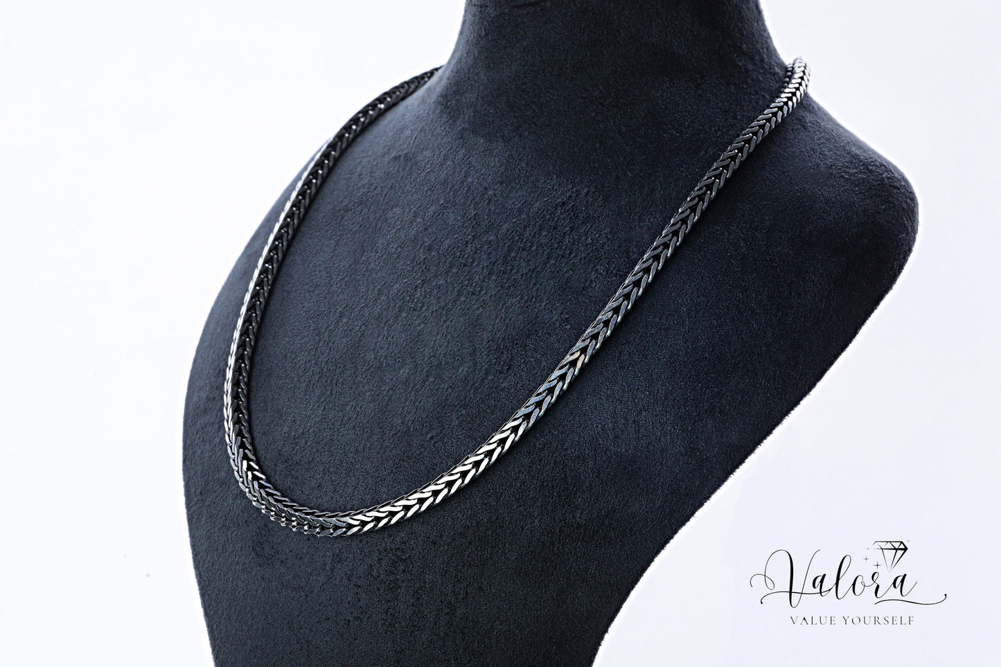 925 Sterling Silver Fox Tail Necklace