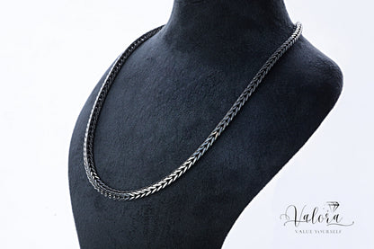 925 Sterling Silver Fox Tail Necklace