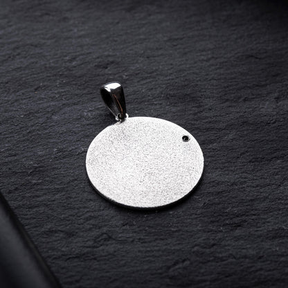 Silver Pisces Zodiac Pendant, Pisces Horoscope Pendant, Pisces Birthstone Pendant, Zodiac Pendant for Men and Woman, Unique Zodiac Jewelry