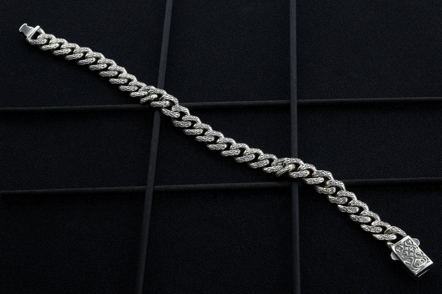 925 Sterling Silver Cuba Bracelet,Vintage Bracelet,10mm Cuban Link Chain,Handmade Silver Bracelet,Mens Bracelet,Birthday gift for Him