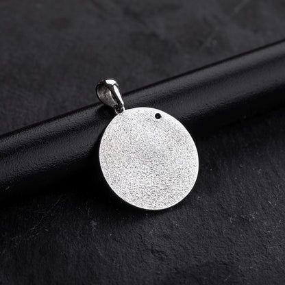 Silver Aquarius Zodiac Pendant, Aquarius Horoscope Pendant, Aquarius Birthstone Pendant, Unisex Zodiac Pendant, Unique Zodiac Jewelry