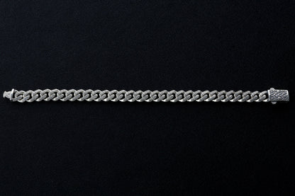 925 Sterling Silver Cuba Bracelet,Vintage Bracelet,10mm Cuban Link Chain,Handmade Silver Bracelet,Mens Bracelet,Birthday gift for Him