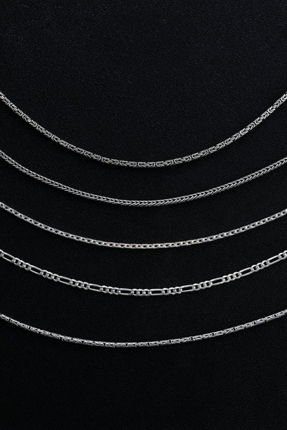 925 Sterling Silver Link Chain Bracelets