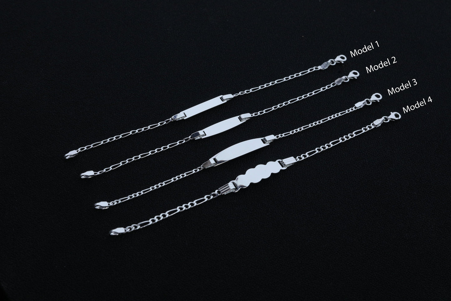 Silver ID Bracelet For Child, Baby Sterling Silver Bracelet